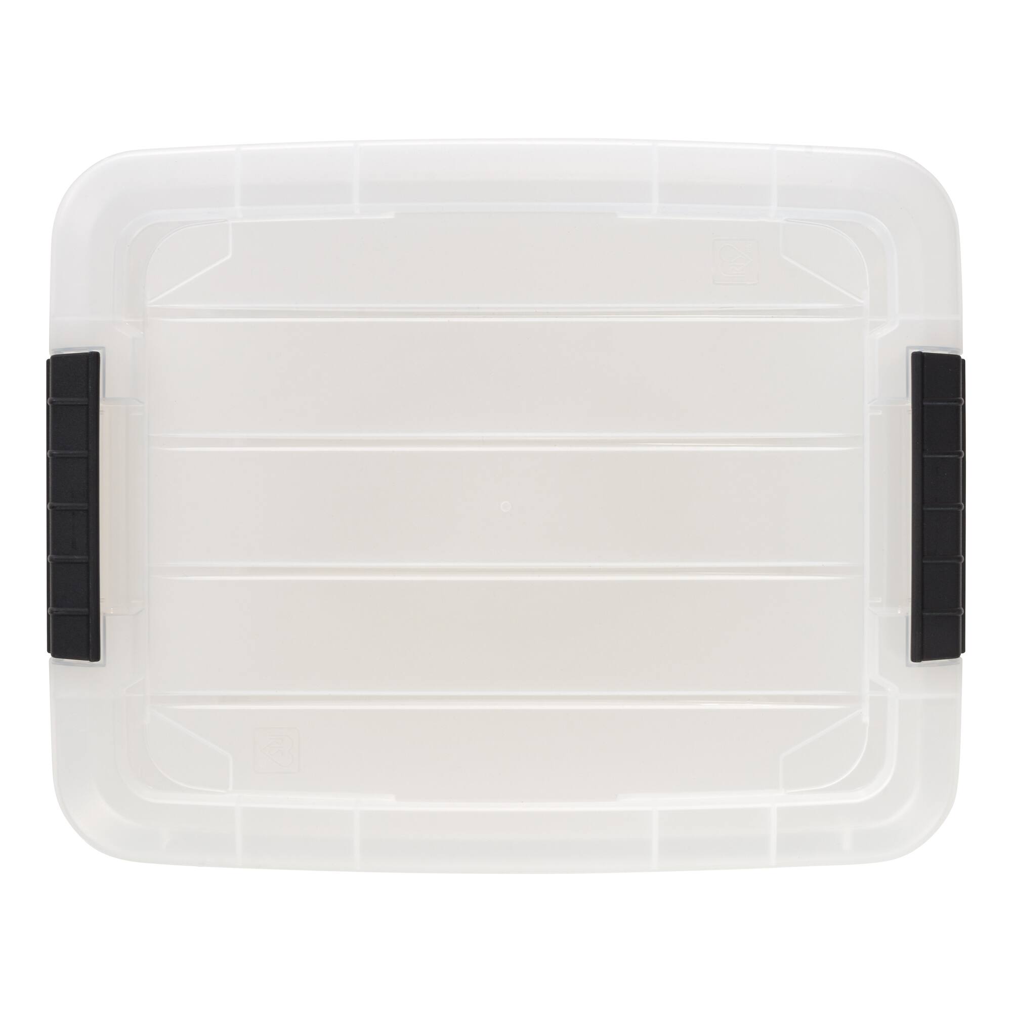 IRIS® 20.5qt. Buckled Clear Boxes with Clear Buckle Lids, 6ct.